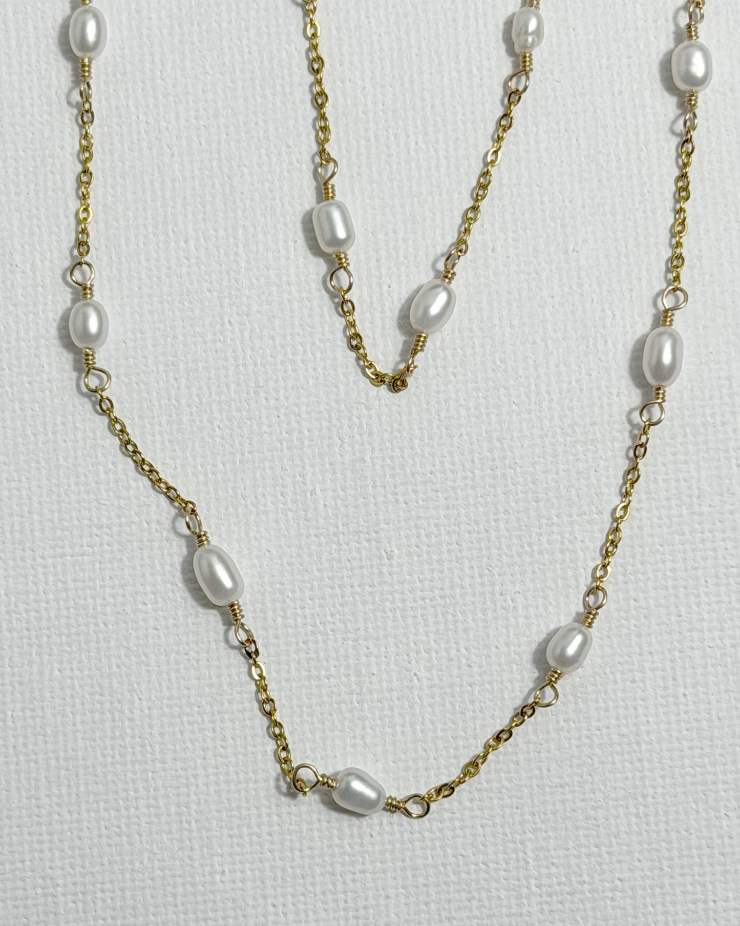 IZA NECKLACE - FRESH WATER PEARLS