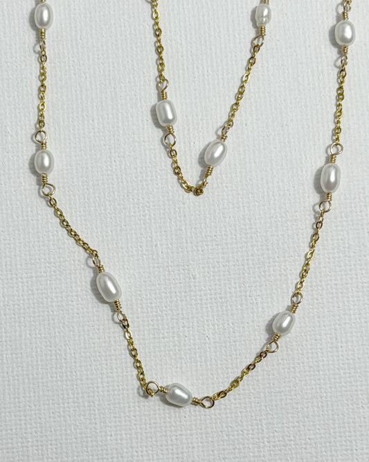 IZA NECKLACE - FRESH WATER PEARLS