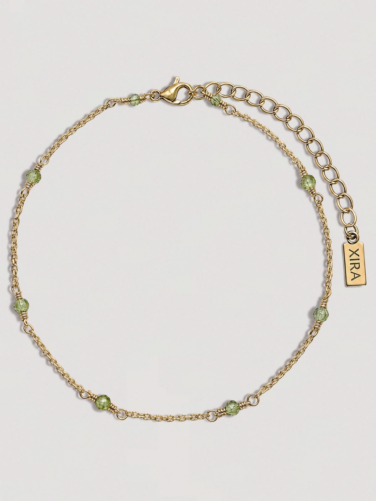 IZA ANKLET - PERIDOT