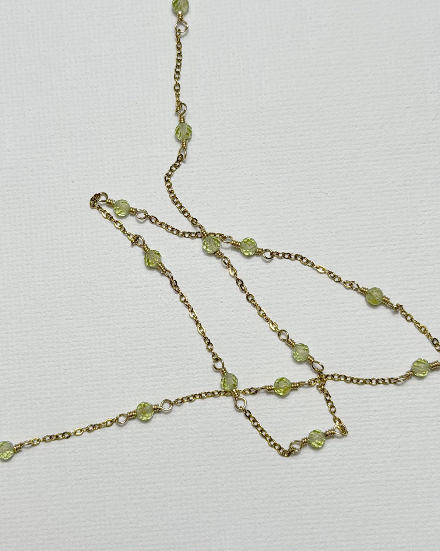 IZA NECKLACE - PERIDOT