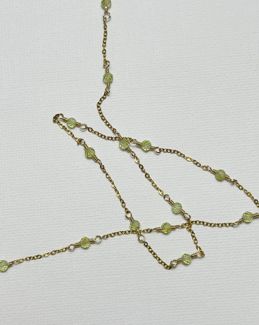 IZA NECKLACE - PERIDOT