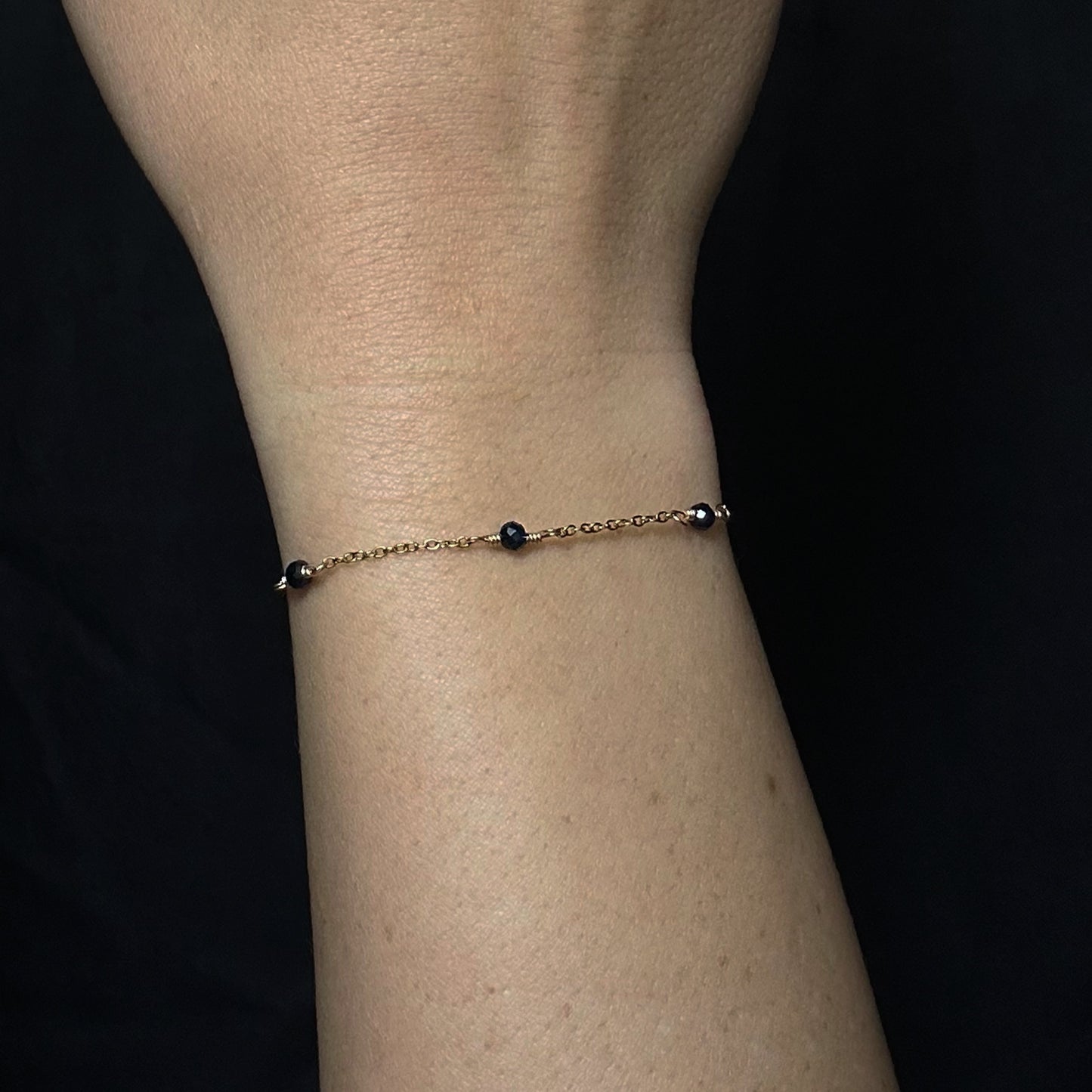 IZA SET - SAPPHIRE - NECKLACE, EARRINGS, BRACELET