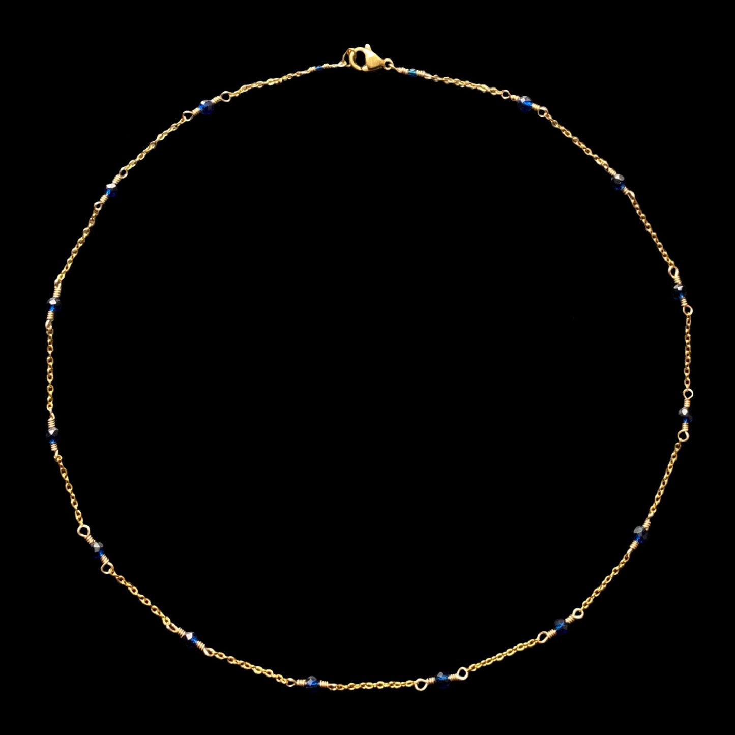IZA NECKLACE - SAPPHIRE