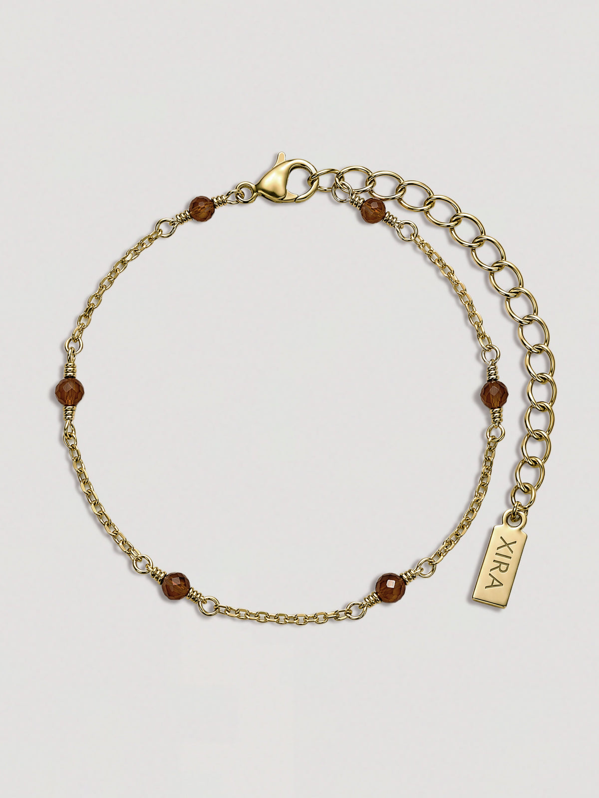 IZA BRACELET - ORANGE GARNET