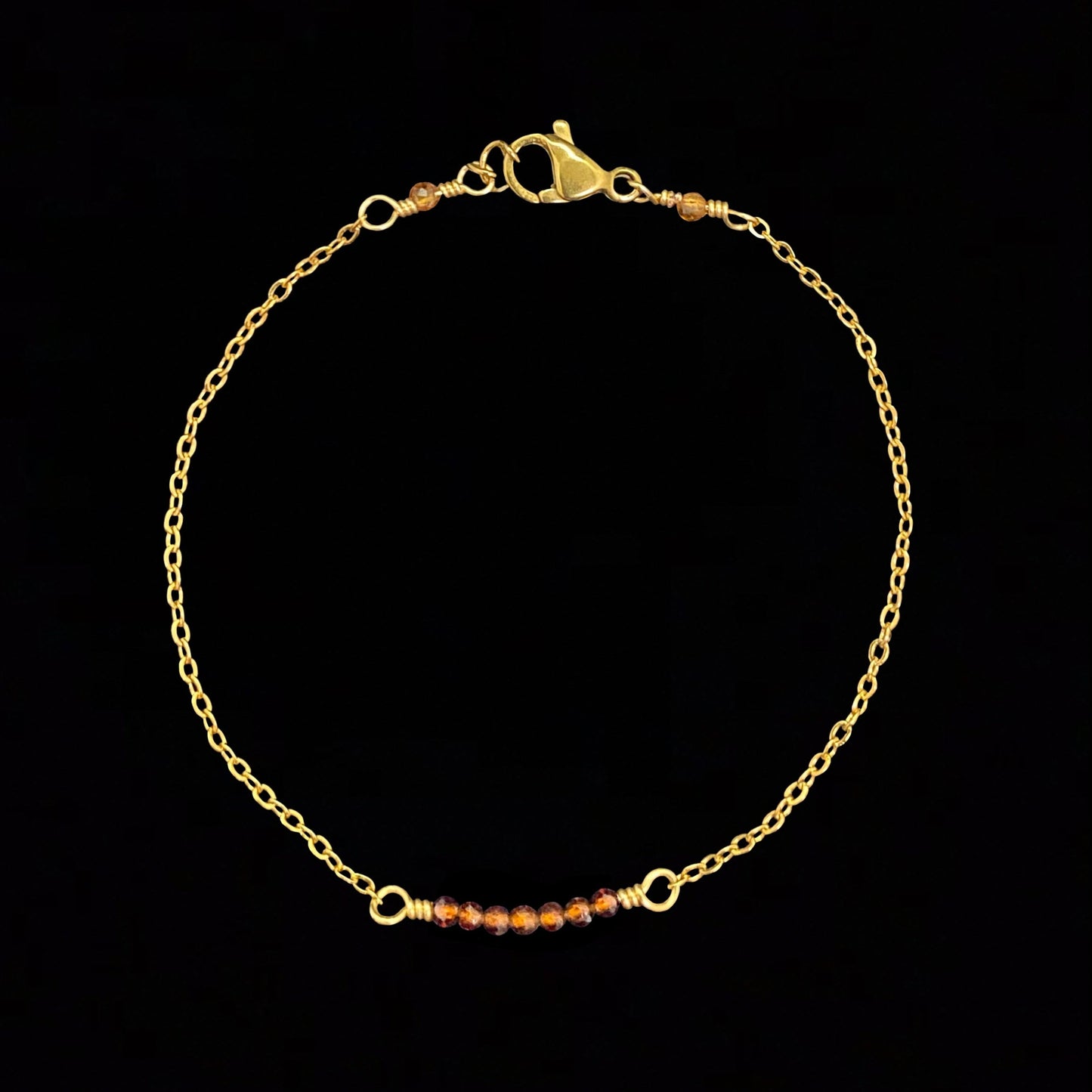 CIERLO BRACELET - ORANGE GARNET
