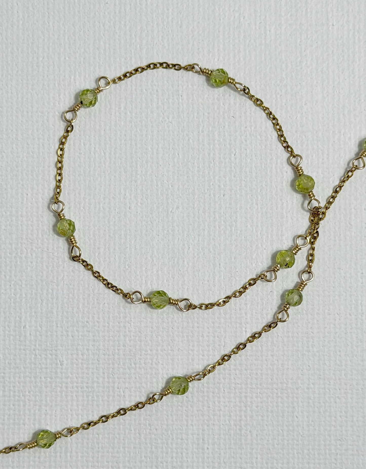 IZA NECKLACE - PERIDOT