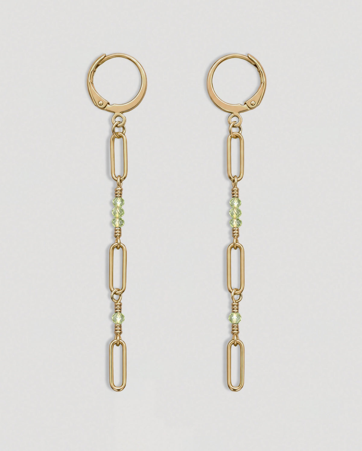 VELA EARRINGS - PERIDOT
