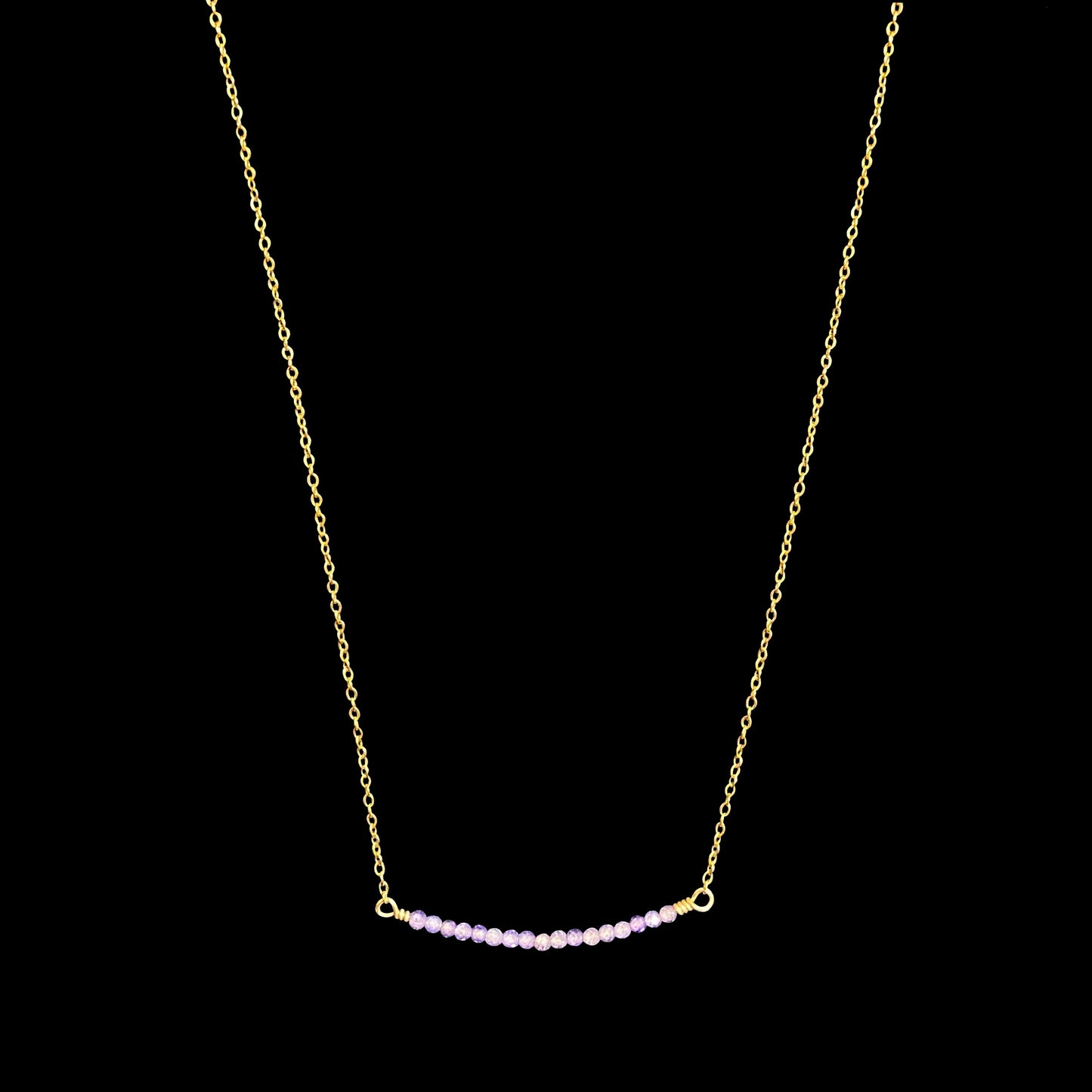 CIERLO NECKLACE - PURPLE ZIRCON