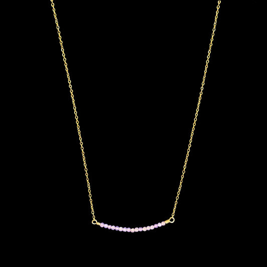 CIERLO NECKLACE - PURPLE ZIRCON