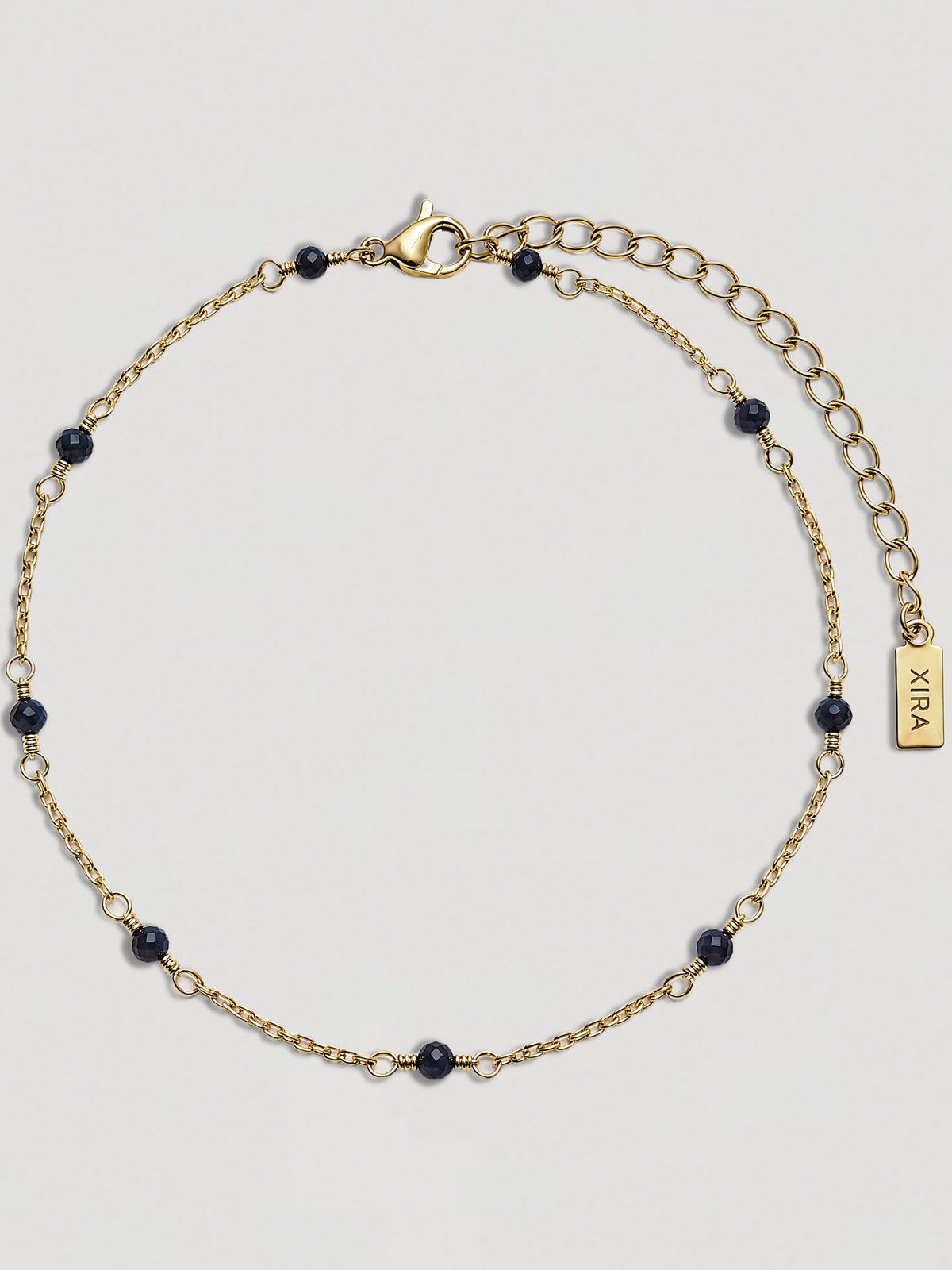 IZA ANKLET - SAPPHIRE