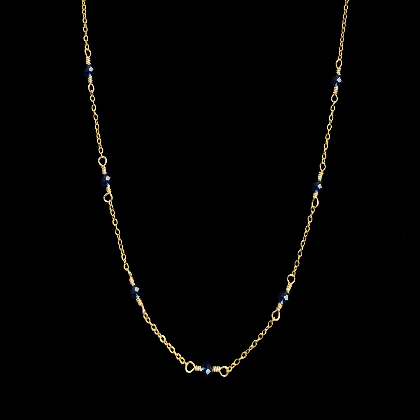 IZA NECKLACE - SAPPHIRE