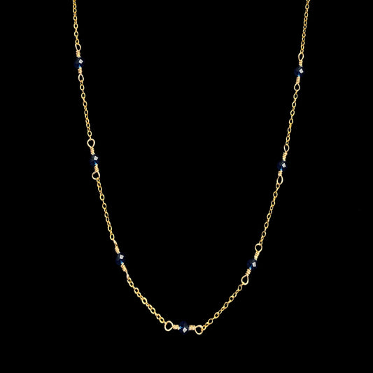 IZA NECKLACE - SAPPHIRE