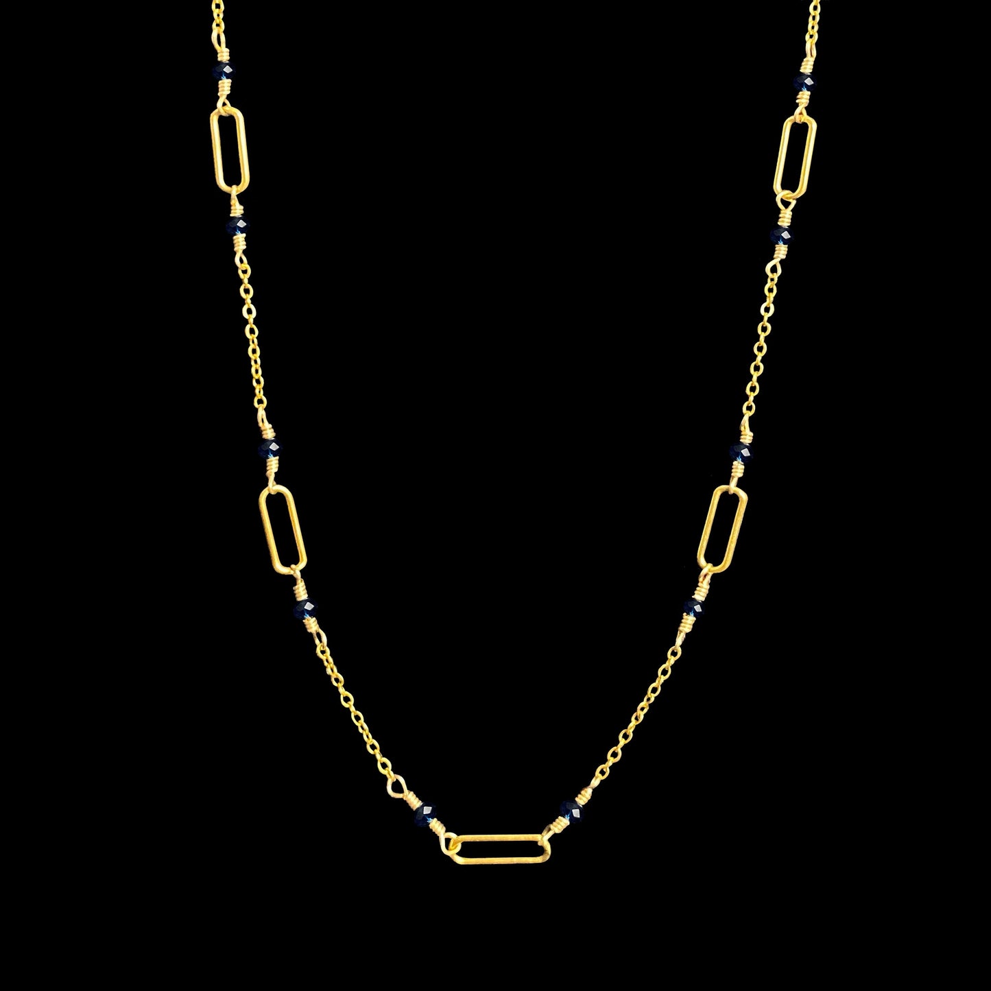 VELA NECKLACE  -  SAPPHIRE