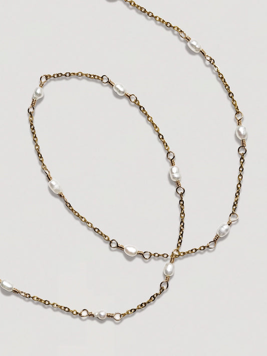 IZA NECKLACE - SMALL FRESH WATER PEARLS