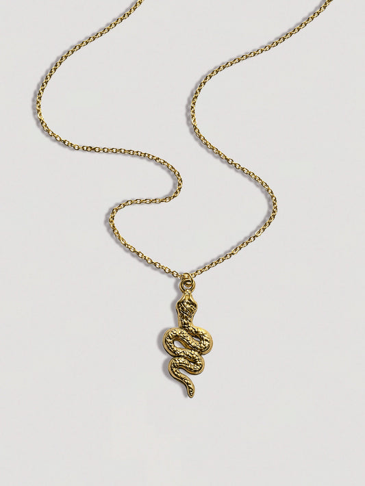 SNAKE PENDANT NECKLACE