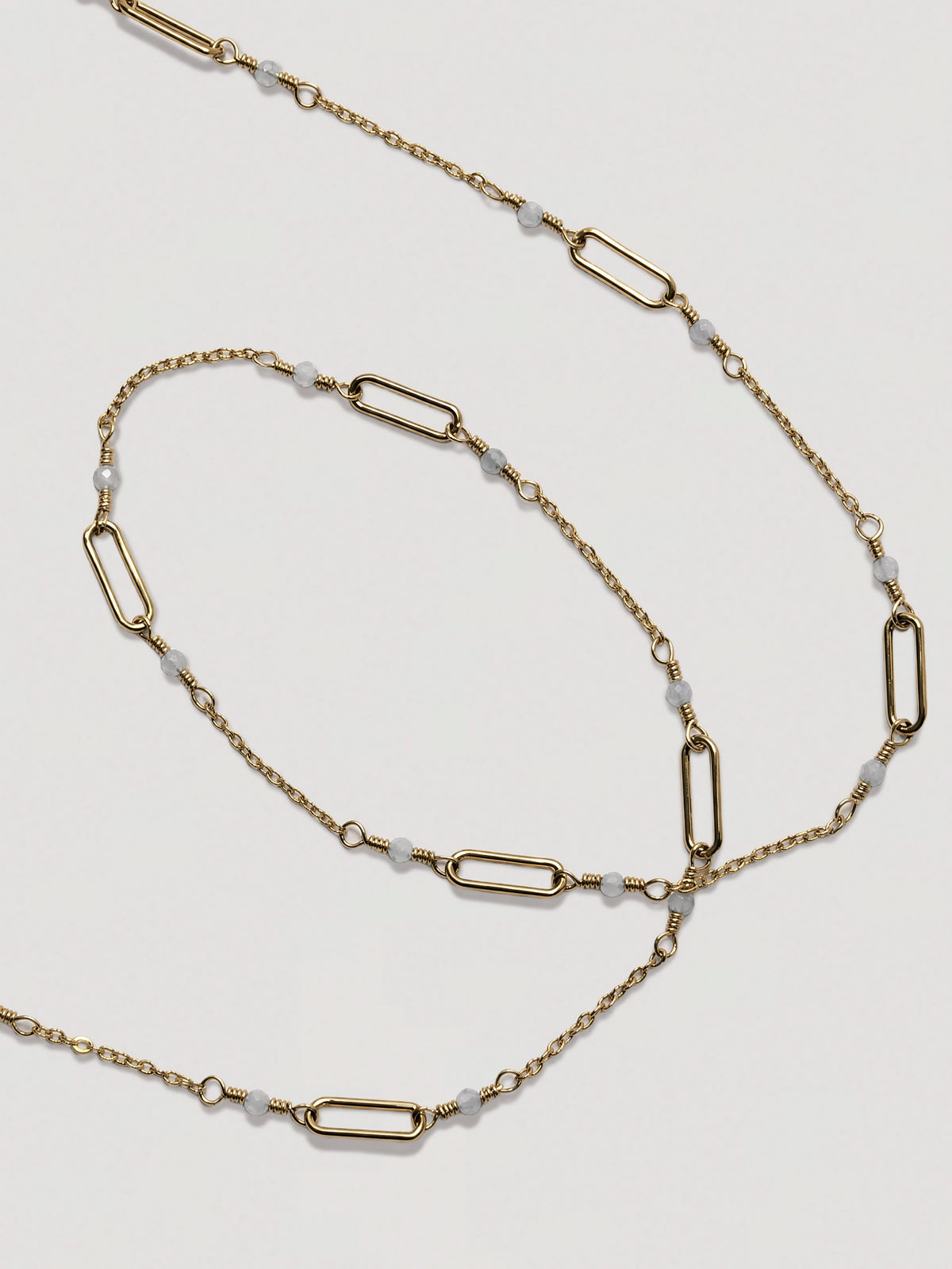 VELA NECKLACE  -  AQUAMARINE