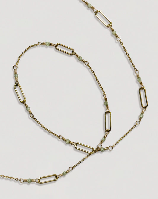 VELA NECKLACE - PERIDOT