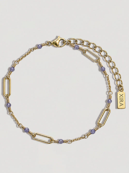 VELA BRACELET - PURPLE ZIRCON