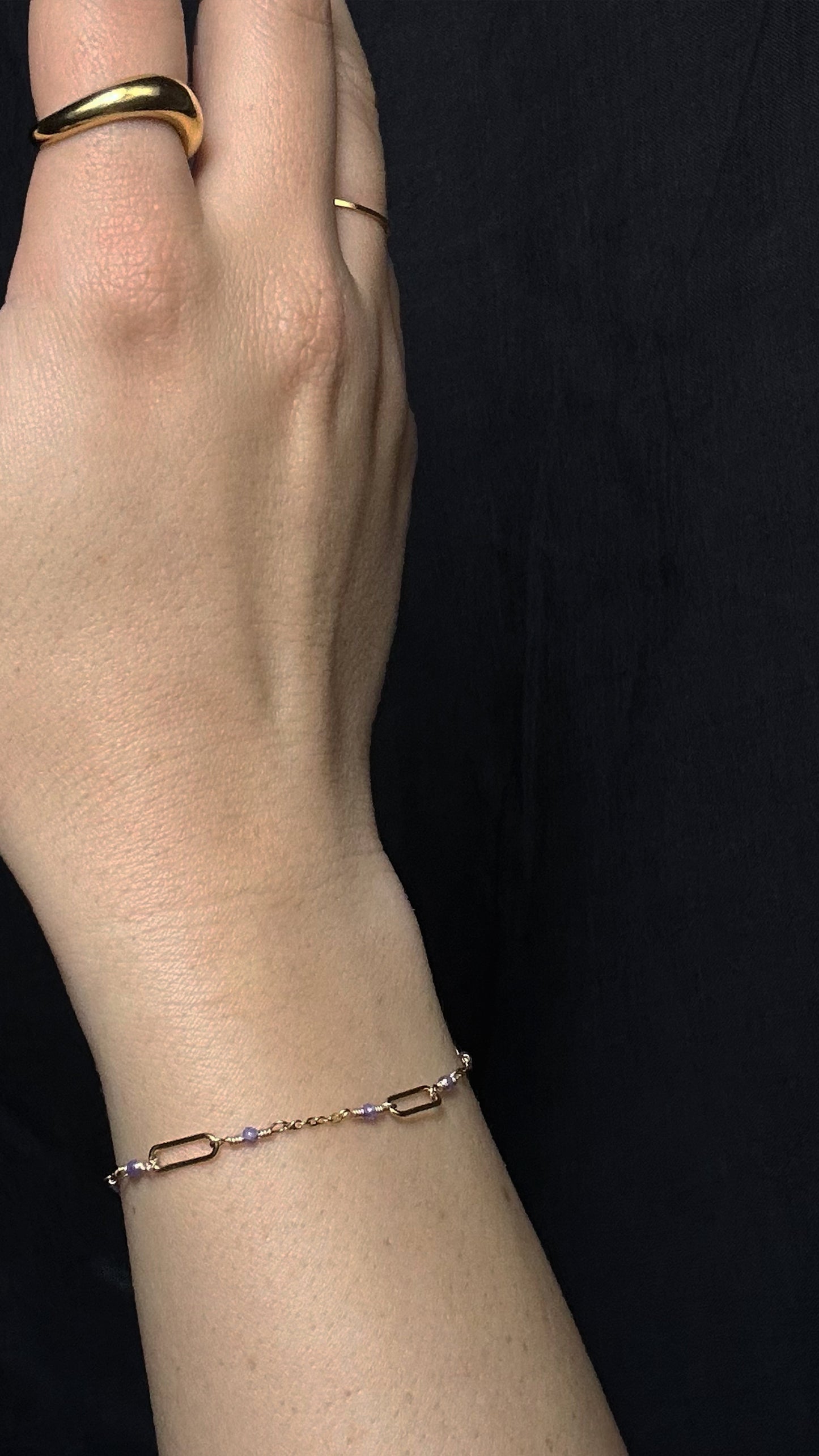 VELA BRACELET - PURPLE ZIRCON