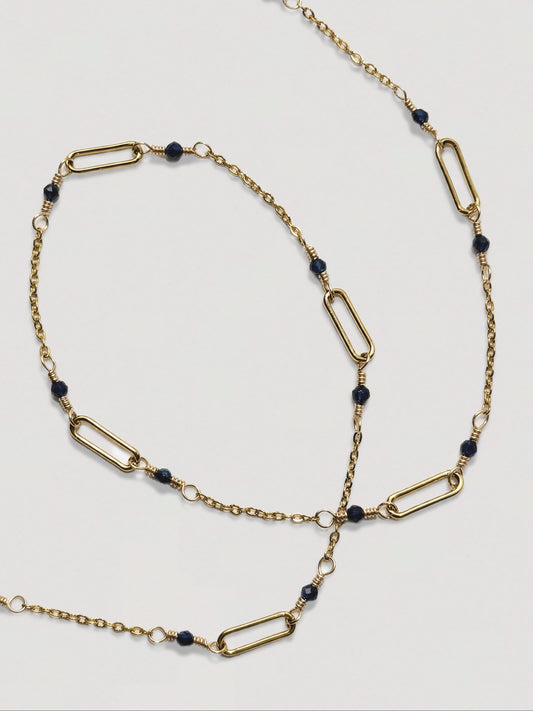 VELA NECKLACE  -  SAPPHIRE