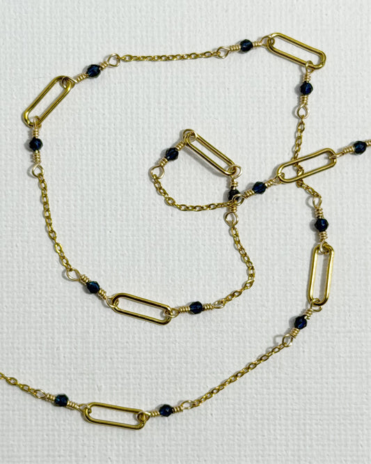 VELA NECKLACE  -  SAPPHIRE