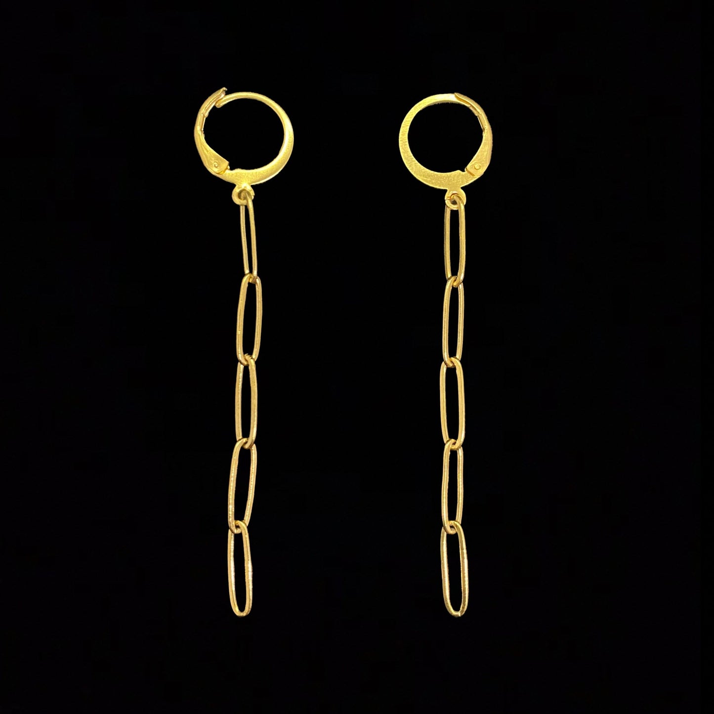 VELA GOLD CHAIN EARRINGS