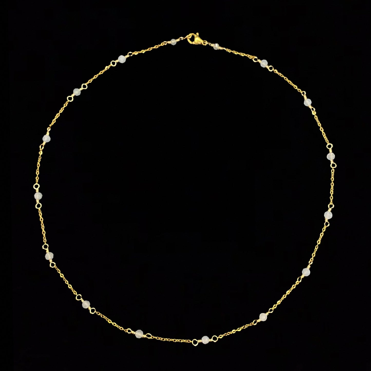 IZA NECKLACE - AQUAMARINE