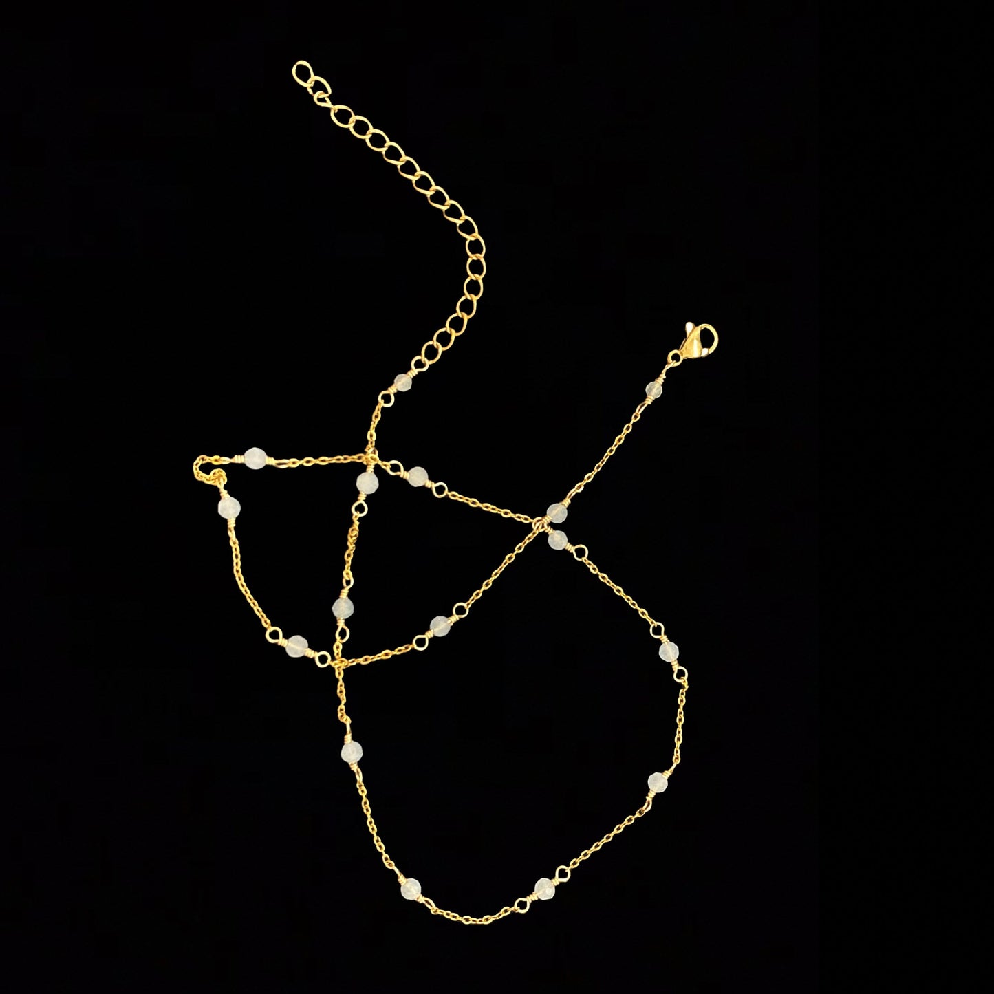 IZA NECKLACE - AQUAMARINE