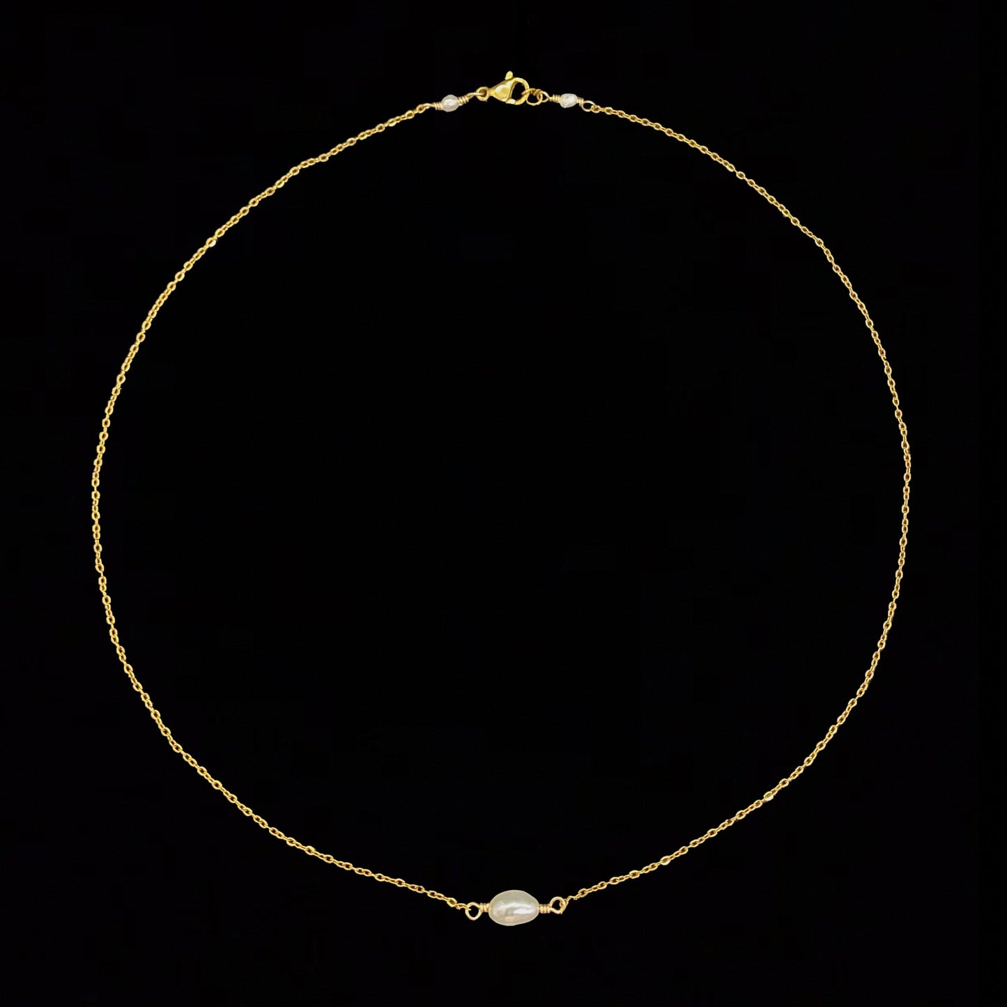 SINGLE PEARL NECKLACE