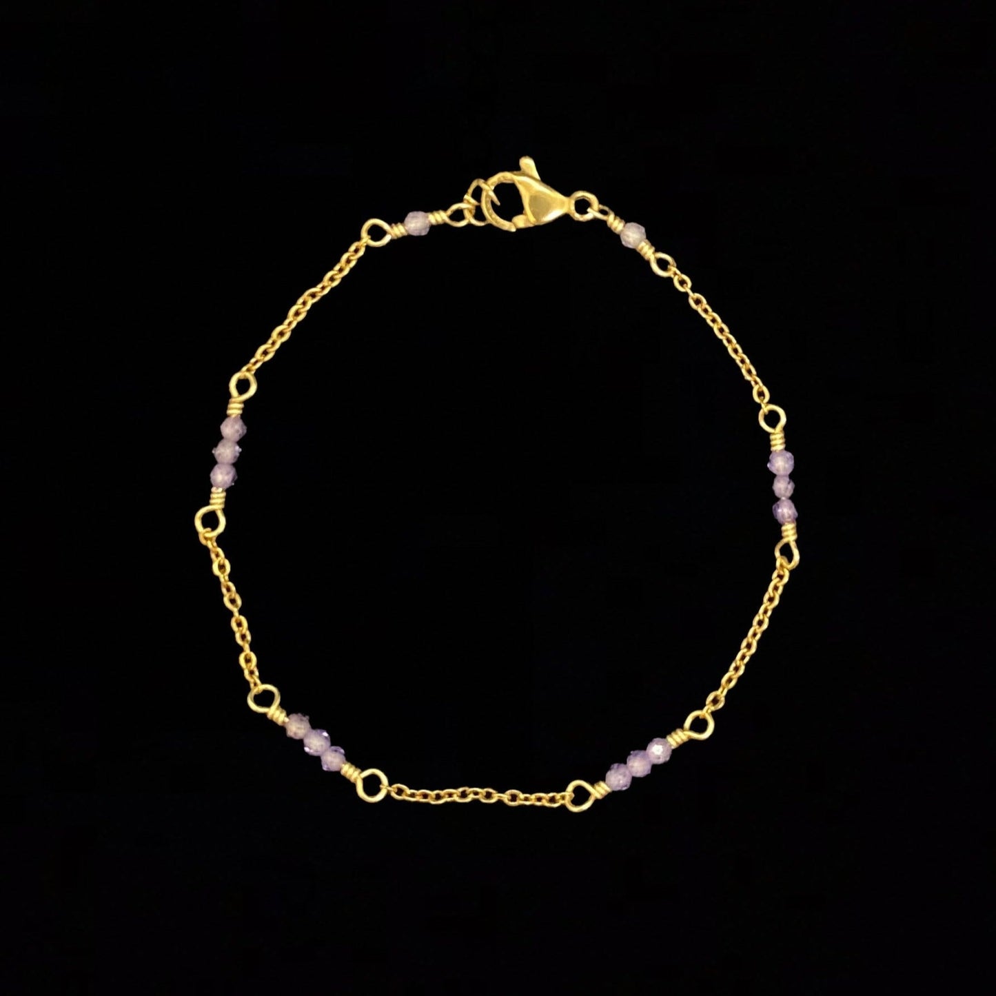 NEOMA BRACELET - PURPLE ZIRCON
