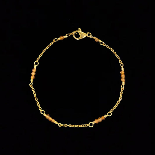 NEOMA BRACELET - ORANGE GARNET