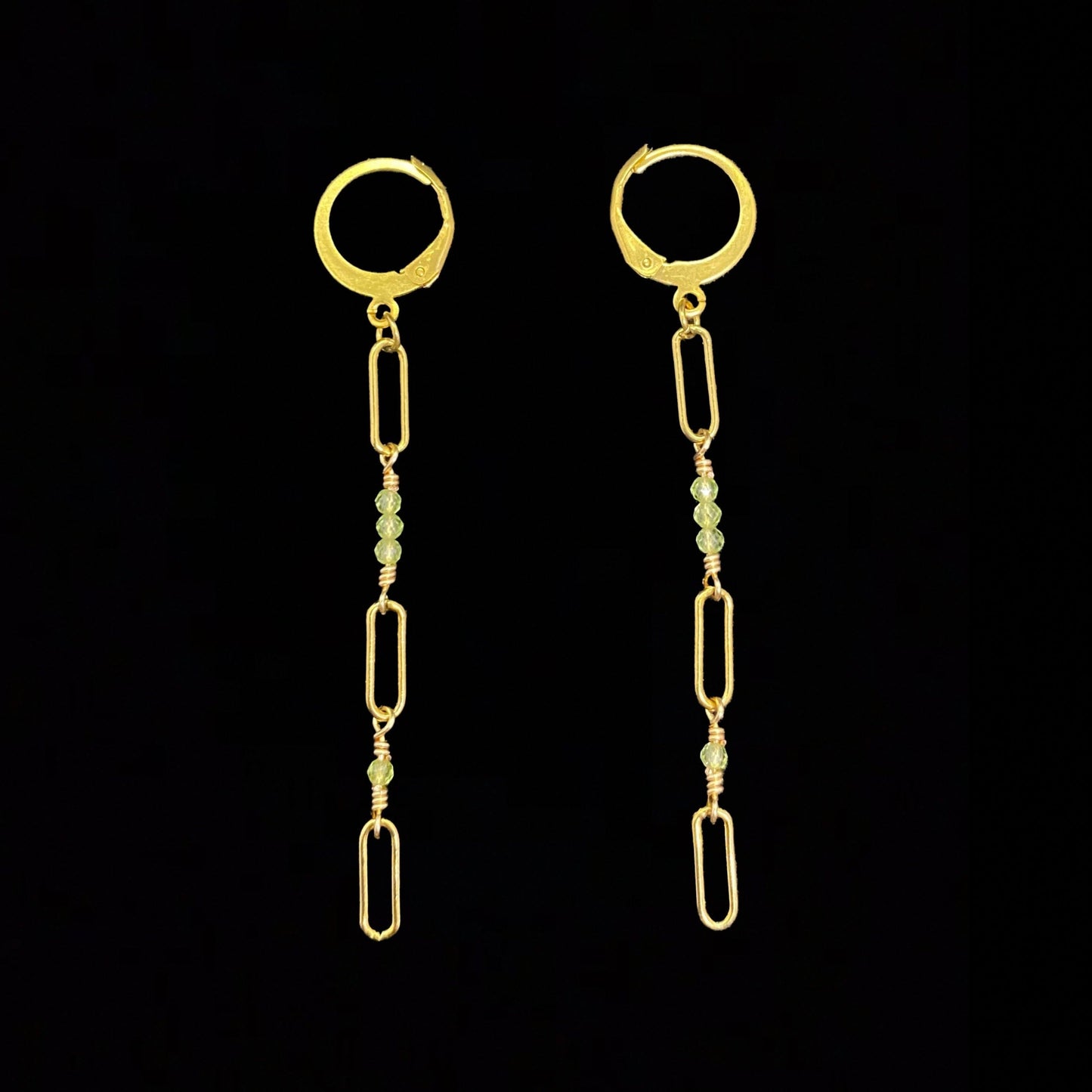 VELA EARRINGS - PERIDOT