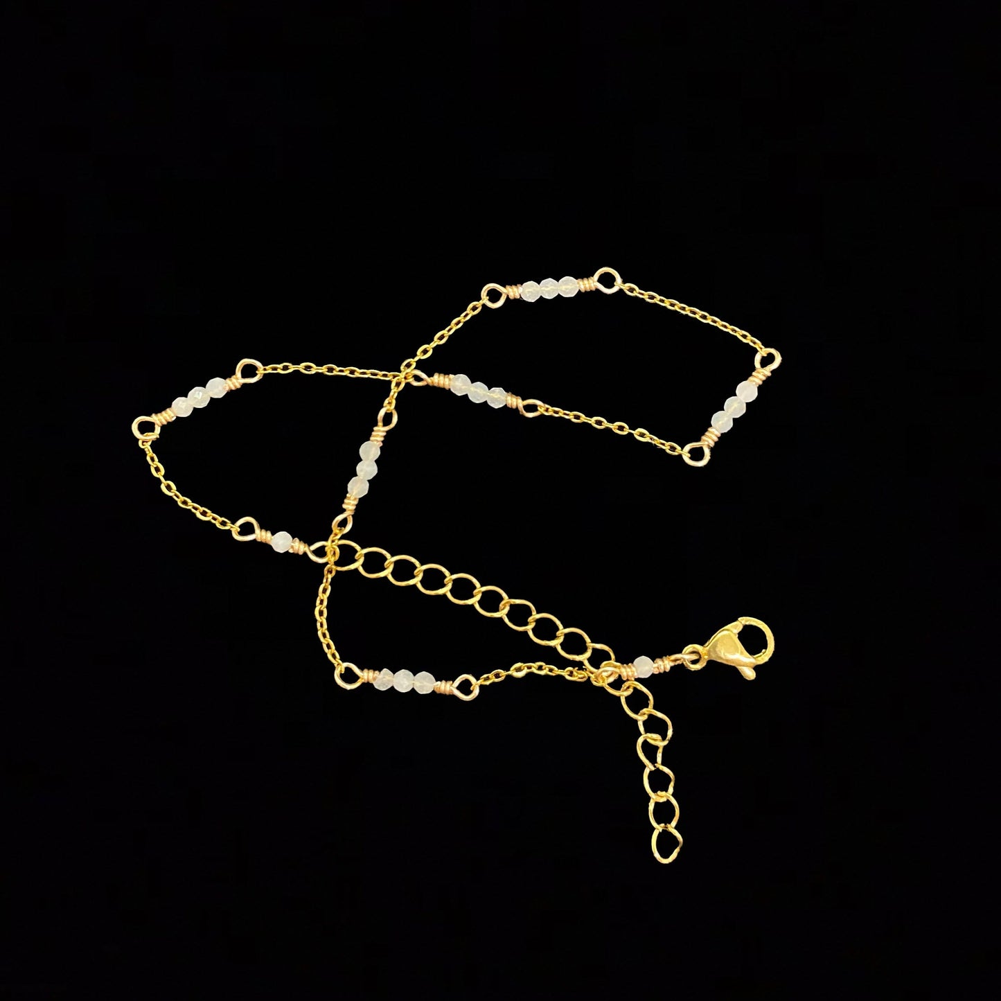 NEOMA ANKLET - AQUAMARINE