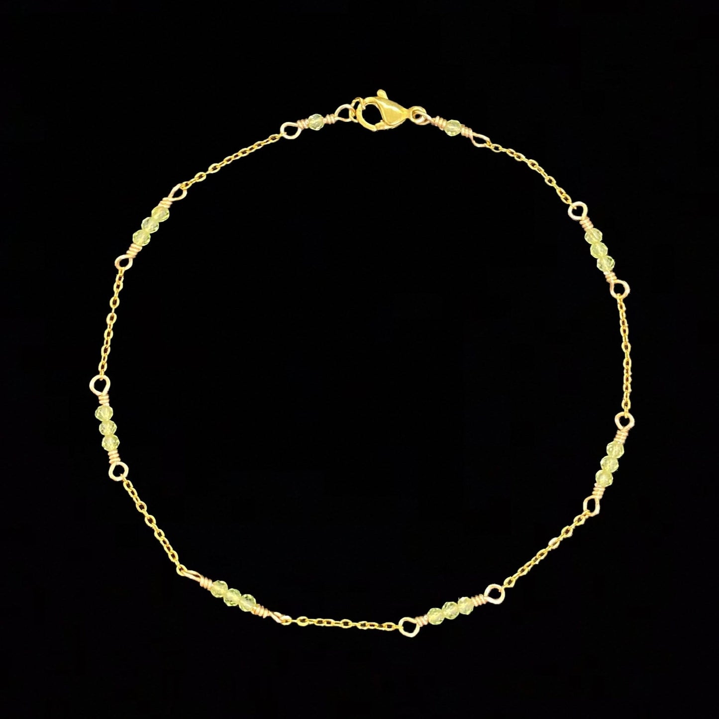 NEOMA ANKLET - PERIDOT