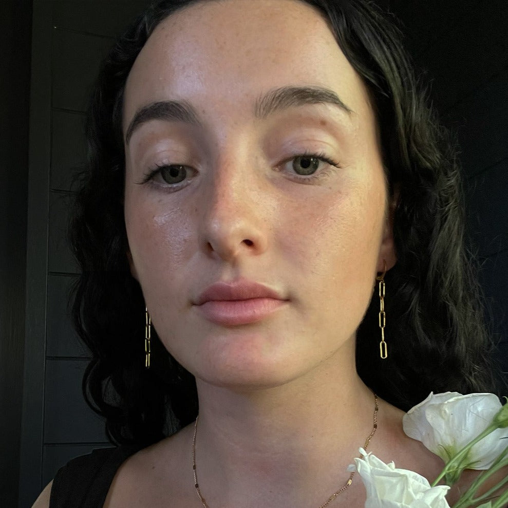 VELA GOLD CHAIN EARRINGS