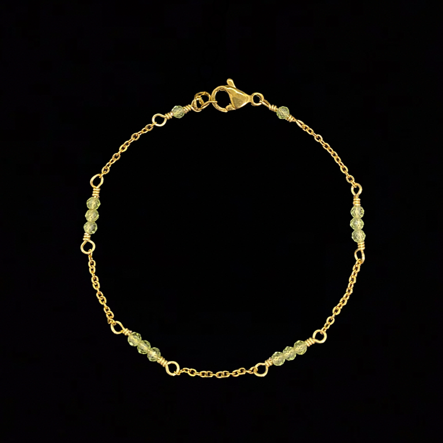 NEOMA BRACELET - PERIDOT
