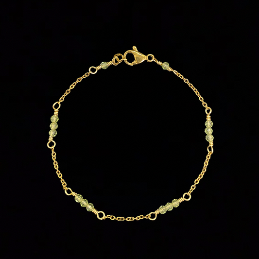 NEOMA BRACELET - PERIDOT