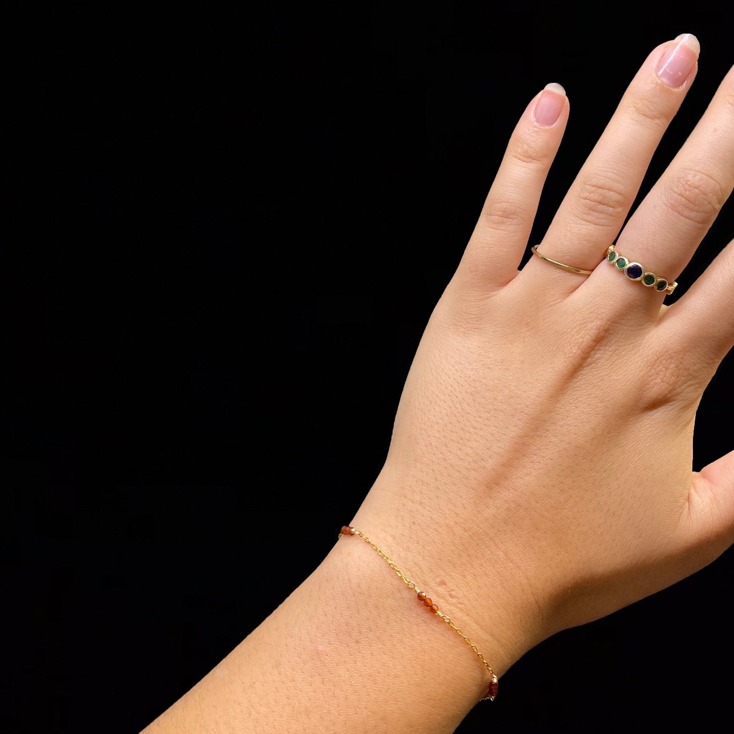 NEOMA BRACELET - ORANGE GARNET